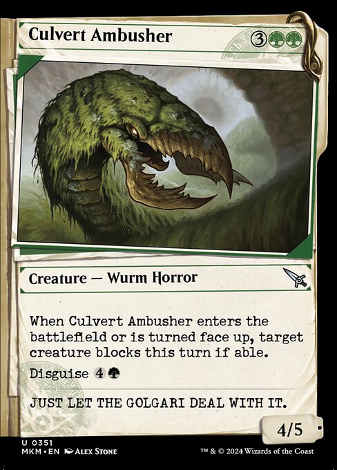 Culvert Ambusher - Murders at Karlov Manor (mkm) #351