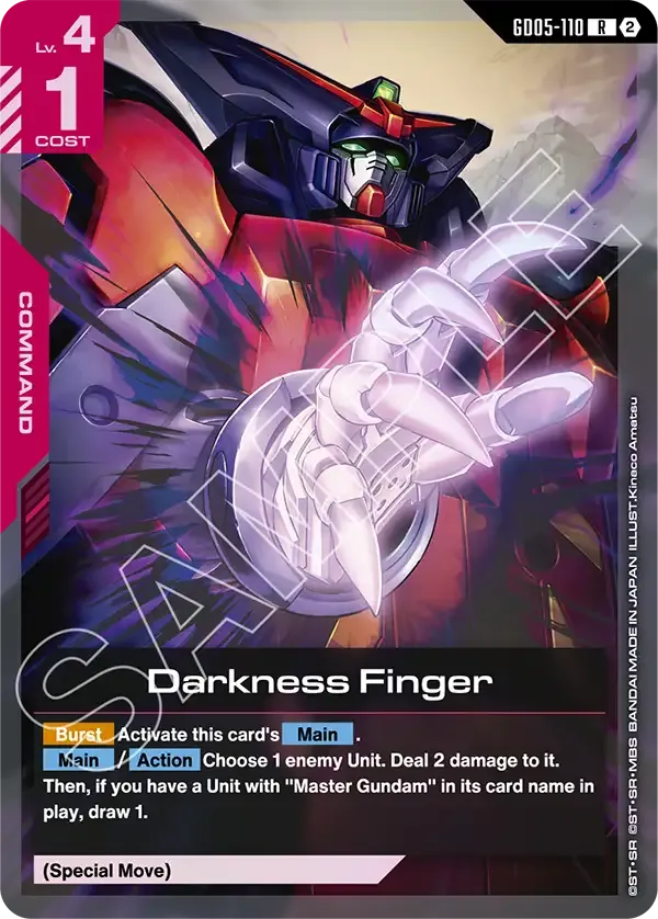 Darkness Finger - Freedom Ascension [GD05] (GD05-110) #110