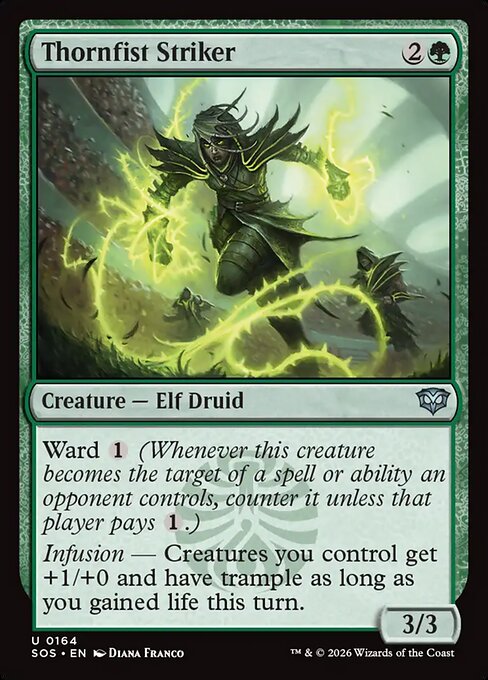 Thornfist Striker - Secrets of Strixhaven () #164 [Foil] [Foil]