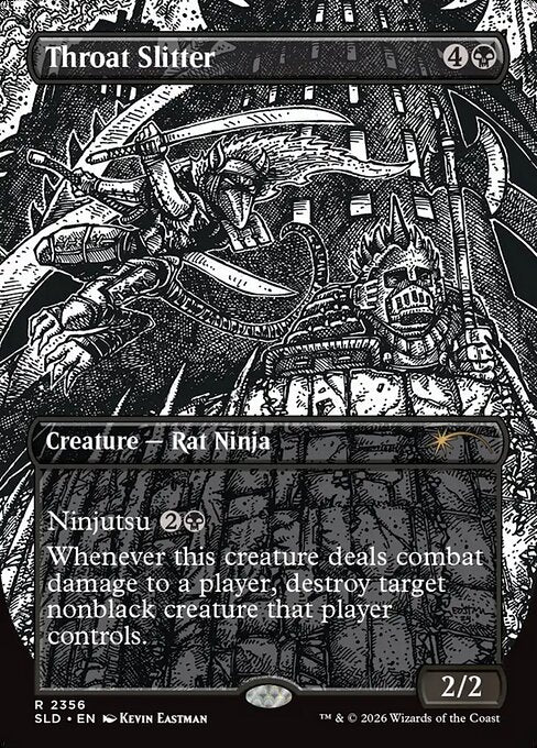 Throat Slitter - Secret Lair Drop () #2356 [Foil] [Foil]