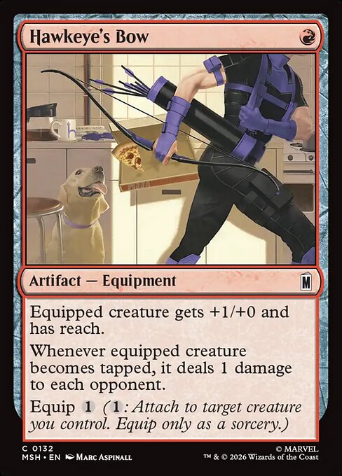 Hawkeye's Bow - Marvel Super Heroes () #132 [Foil] [Foil]