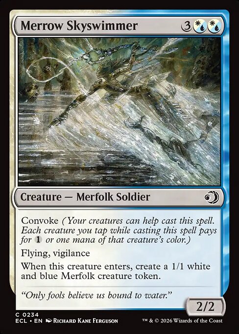 Merrow Skyswimmer - Lorwyn Eclipsed (ecl) #234 [Foil] [Foil]