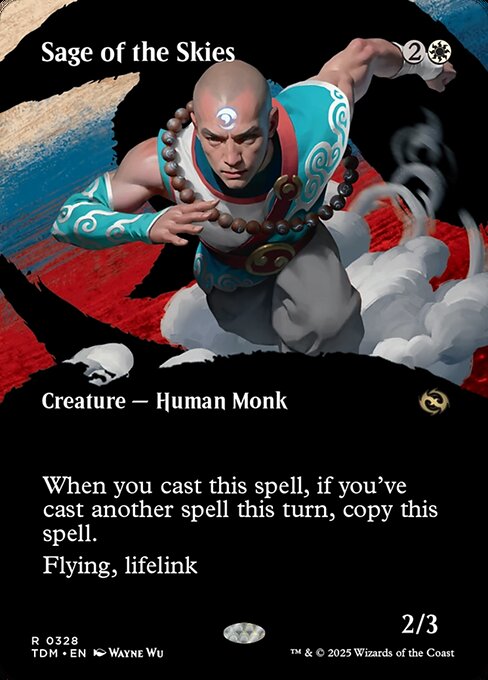 Sage of the Skies - Tarkir: Dragonstorm () #328 [Foil] [Foil]