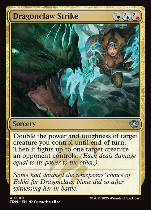 Dragonclaw Strike - Tarkir: Dragonstorm () #180