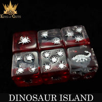 DNDDICEWHOLESALE.COM - Dinosaur Island - 11 Dice Set