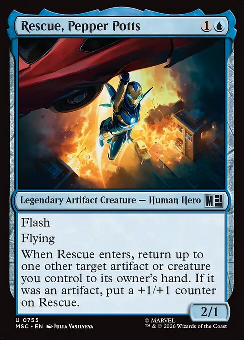Rescue, Pepper Potts - Marvel Super Heroes Commander (MSC) #755