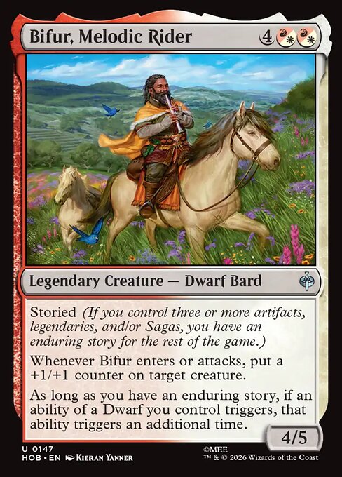 Bifur, Melodic Rider - The Hobbit (hob) #147 [Foil] [Foil]
