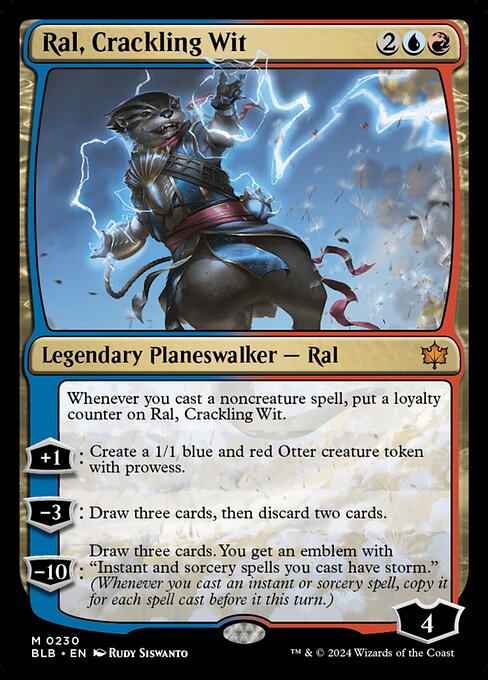 Ral, Crackling Wit - Bloomburrow (BLB) #230