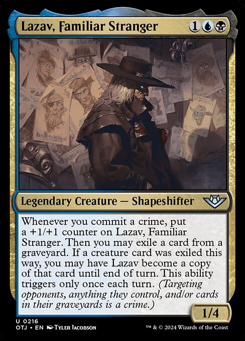 Lazav, Familiar Stranger - Outlaws of Thunder Junction () #216