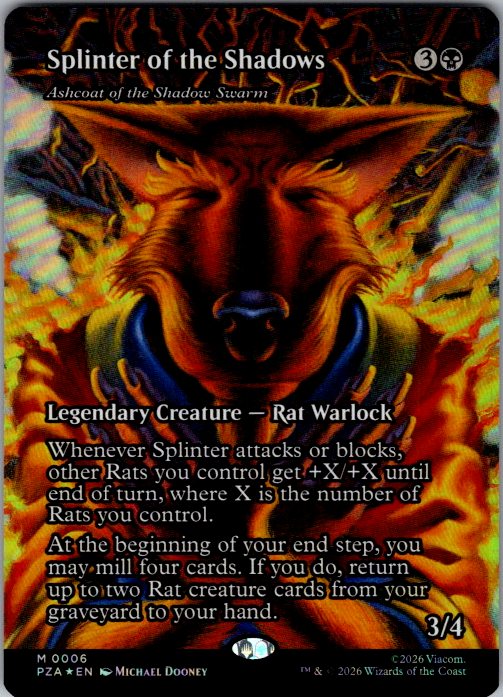 Ashcoat of the Shadow Swarm [Foil] - Teenage Mutant Ninja Turtles Source Material (PZA) #6 [Foil]