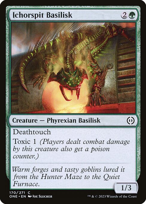 Ichorspit Basilisk - Phyrexia: All Will Be One () #170