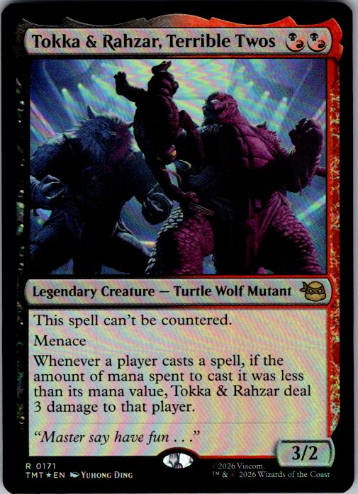 Tokka & Rahzar, Terrible Twos [Foil] - Teenage Mutant Ninja Turtles (TMT) #171 [Foil]