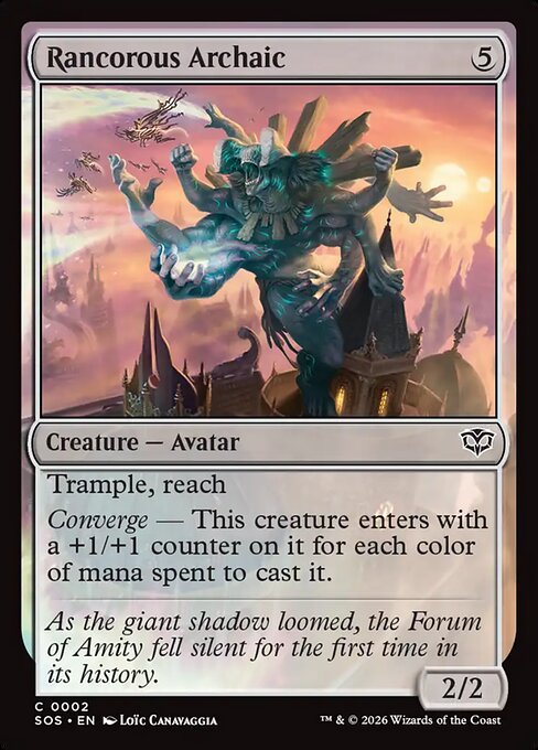 Rancorous Archaic - Secrets of Strixhaven () #2 [Foil] [Foil]