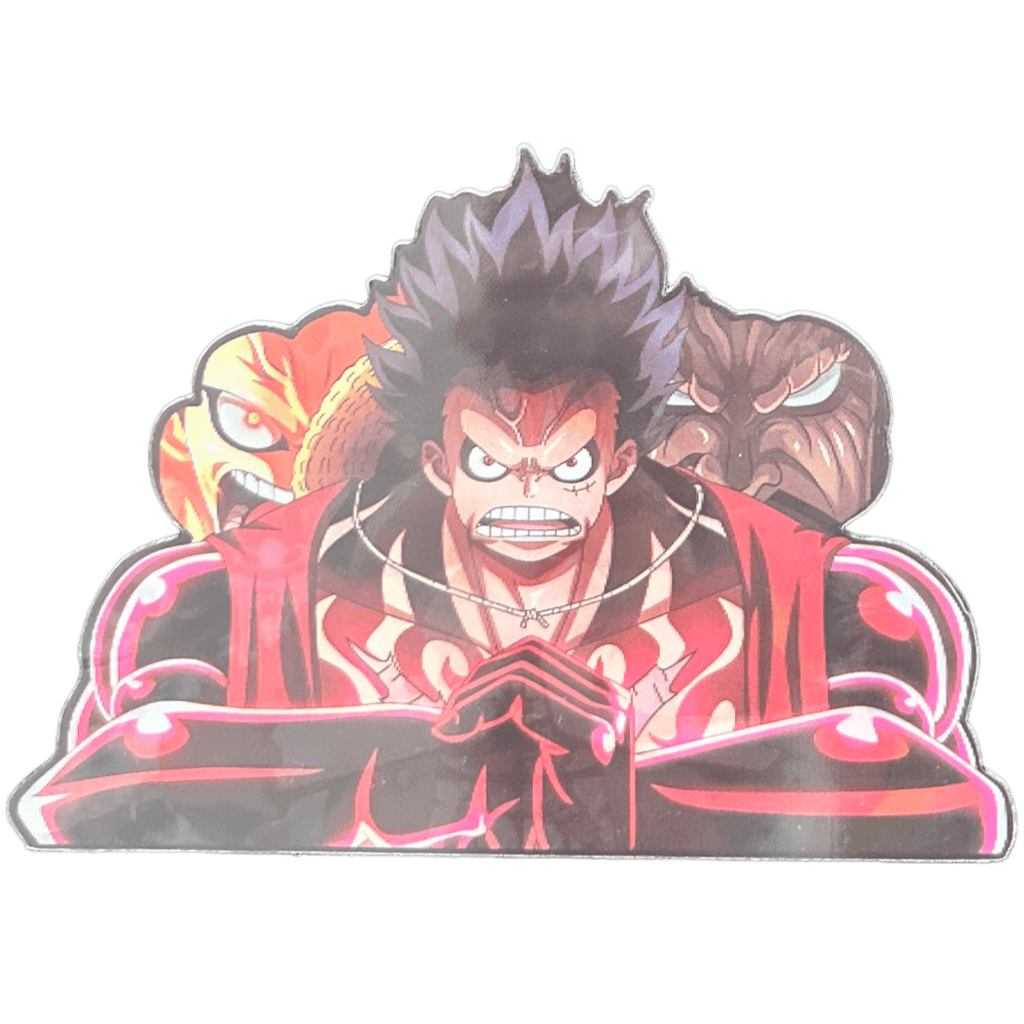 One Piece Luffy Anime 3D Sticker