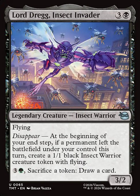 Lord Dregg, Insect Invader - Teenage Mutant Ninja Turtles () #65 [Foil] [Foil]