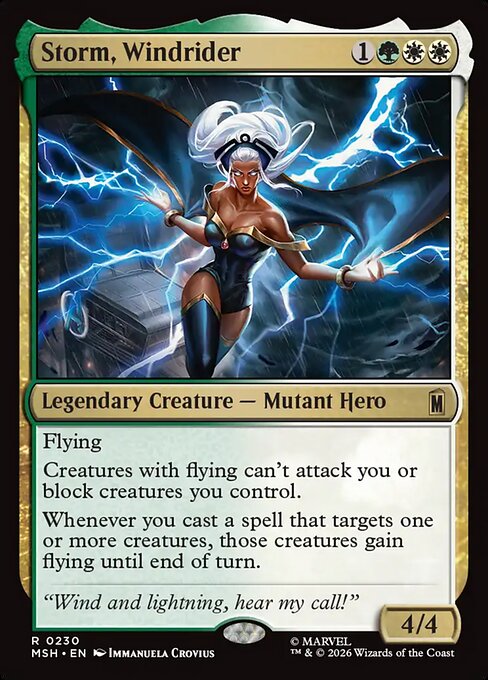 Storm, Windrider - Marvel Super Heroes () #230