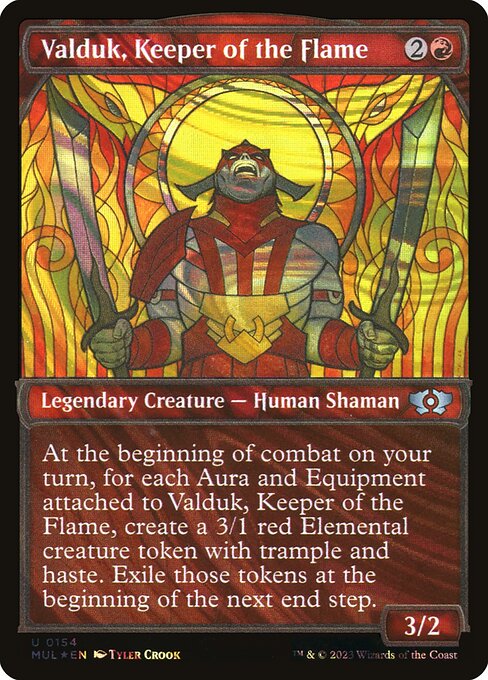 Valduk, Keeper of the Flame - Multiverse Legends (MUL) #154 [Foil] [Foil]