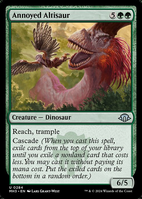 Annoyed Altisaur - Modern Horizons 3 (mh3) #284 [Foil] [Foil]