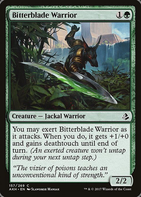 Bitterblade Warrior - Amonkhet (AKH) #157