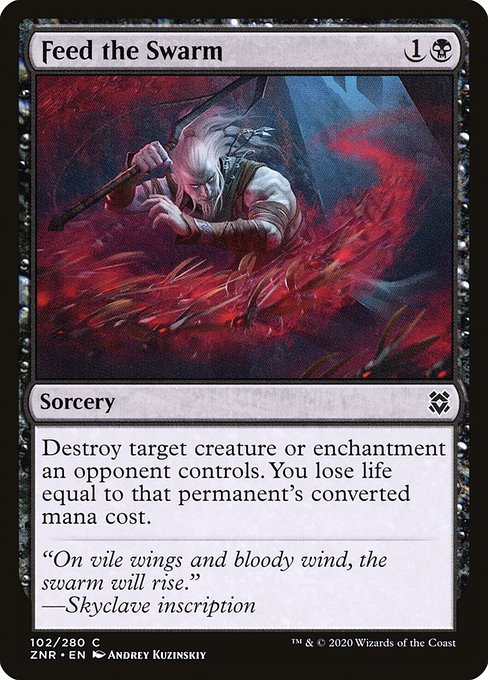 Feed the Swarm - Zendikar Rising (ZNR) #102