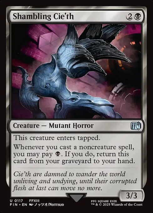 Shambling Cie'th - Final Fantasy (FIN) #117 [Foil] [Foil]