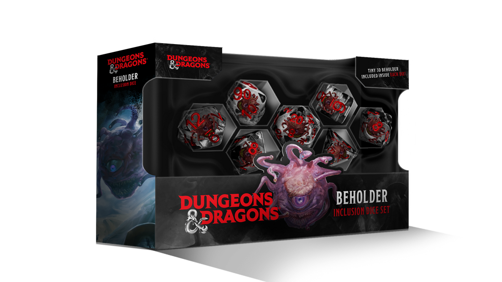 FanRoll by Metallic Dice Games - Dungeons & Dragons Beholder Resin Dice Set