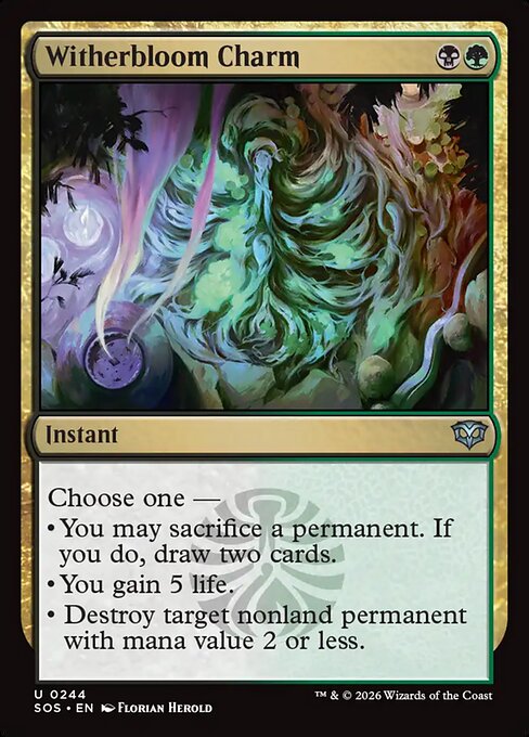 Witherbloom Charm - Secrets of Strixhaven () #244