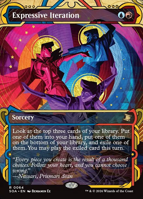 Expressive Iteration - Secrets of Strixhaven Mystical Archive () #64 [Foil] [Foil]