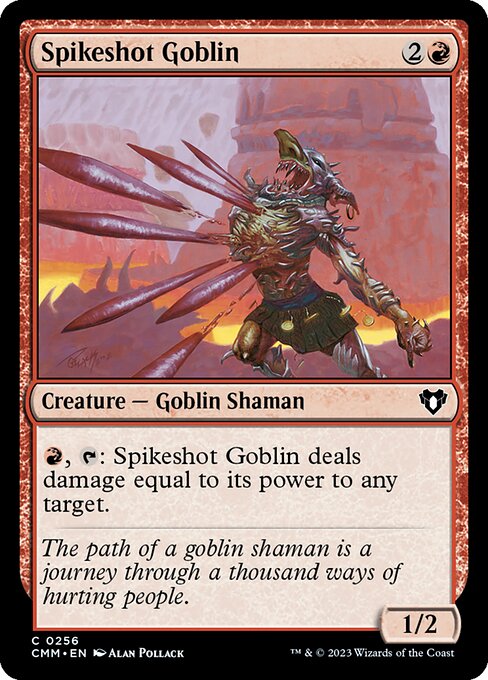Spikeshot Goblin - Commander Masters () #256