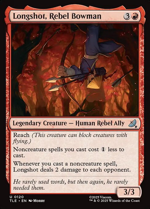 Longshot, Rebel Bowman - Avatar: The Last Airbender Eternal () #120 [Foil] [Foil]