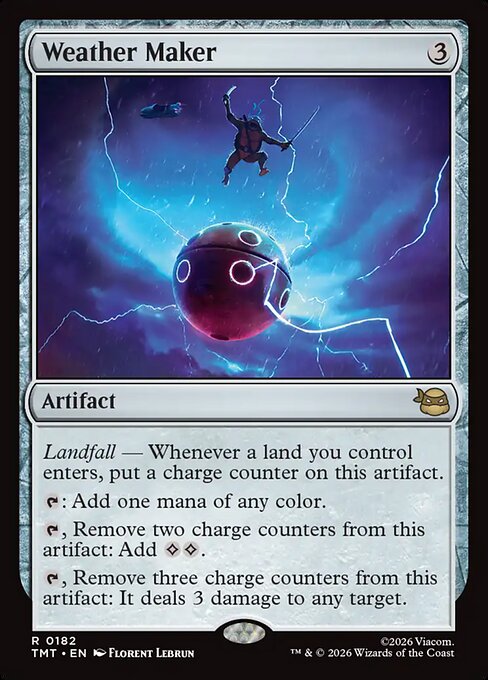 Weather Maker - Teenage Mutant Ninja Turtles () #182 [Foil] [Foil]