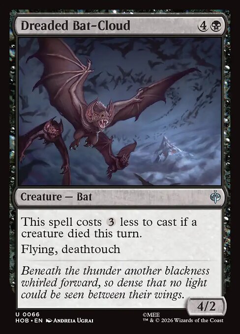 Dreaded Bat-Cloud - The Hobbit (HOB) #66 [Foil] [Foil]