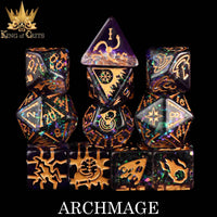 DNDDICEWHOLESALE.COM - Archmage - 11 Dice Set