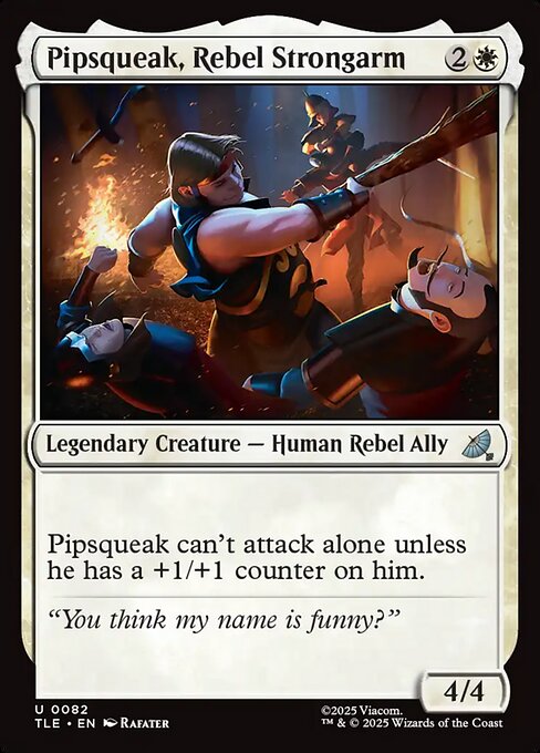 Pipsqueak, Rebel Strongarm - Avatar: The Last Airbender Eternal (TLE) #82 [Foil] [Foil]