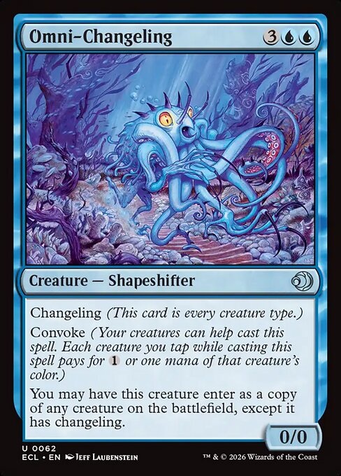Omni-Changeling - Lorwyn Eclipsed (ecl) #62 [Foil] [Foil]