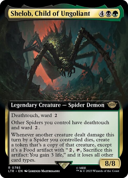 Shelob, Child of Ungoliant - The Lord of the Rings: Tales of Middle-earth (LTR) #785 [Alt Art] [Foil]