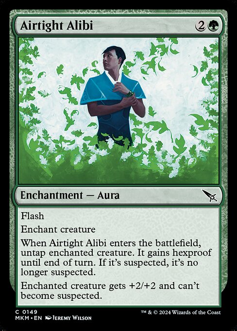 Airtight Alibi - Murders at Karlov Manor (MKM) #149 [Foil] [Foil]
