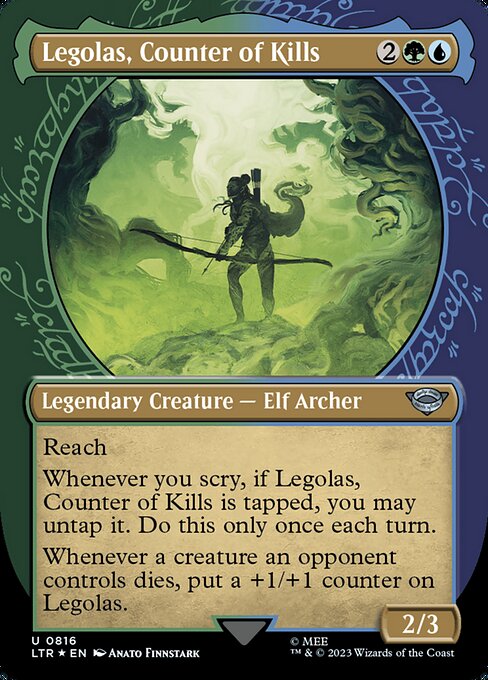 Legolas, Counter of Kills - The Lord of the Rings: Tales of Middle-earth (LTR) #816 [Foil] [Foil]