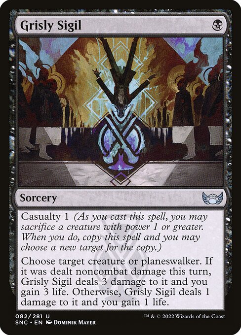 Grisly Sigil - Streets of New Capenna () #82 [Foil] [Foil]