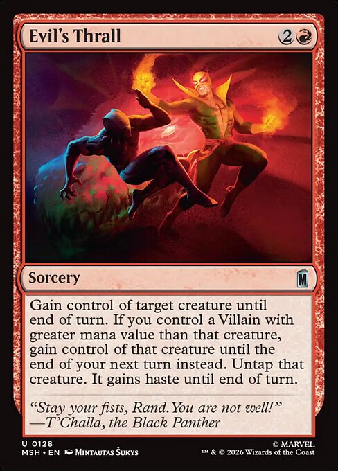 Evil's Thrall - Marvel Super Heroes () #128