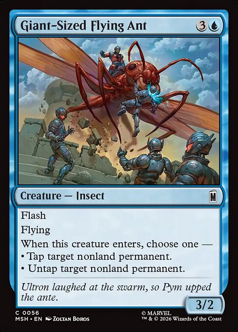 Giant-Sized Flying Ant - Marvel Super Heroes () #56 [Foil] [Foil]