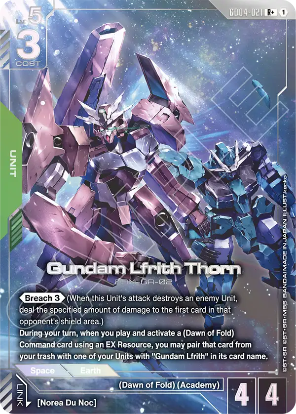 Gundam Lfrith Thorn (R+) - Phantom Aria (GD04-021_p1) #021_p1 [Alt Art]
