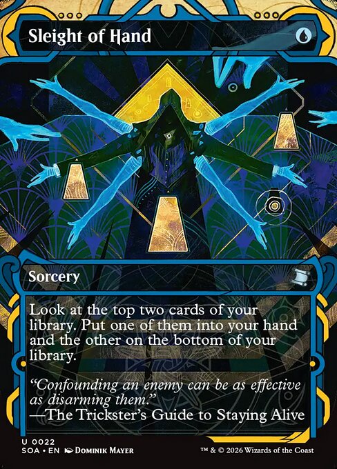 Sleight of Hand - Secrets of Strixhaven Mystical Archive (SOA) #22 [Foil] [Foil]