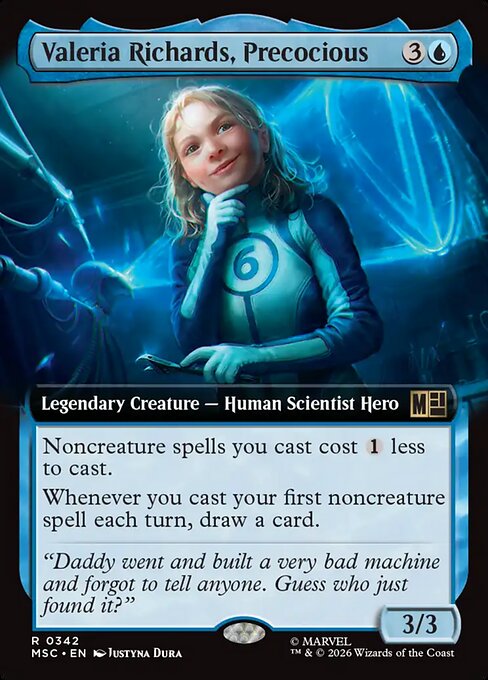 Valeria Richards, Precocious - Marvel Super Heroes Commander () #342
