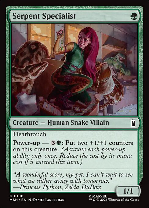 Serpent Specialist - Marvel Super Heroes () #186