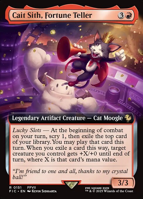 Cait Sith, Fortune Teller - Final Fantasy Commander () #151