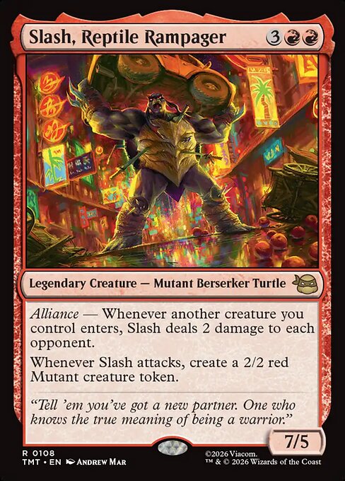Slash, Reptile Rampager - Teenage Mutant Ninja Turtles () #108