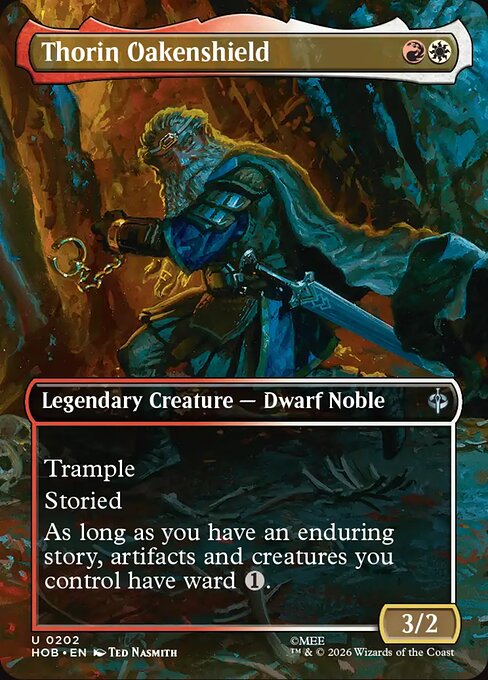Thorin Oakenshield - The Hobbit (hob) #202 [Foil] [Foil]