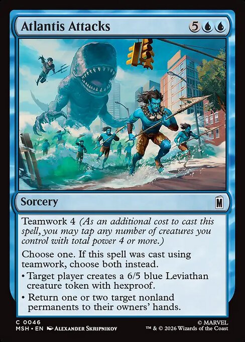 Atlantis Attacks - Marvel Super Heroes () #46 [Foil] [Foil]