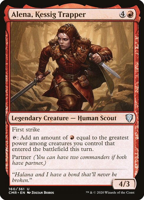 Alena, Kessig Trapper - Commander Legends (CMR) #160